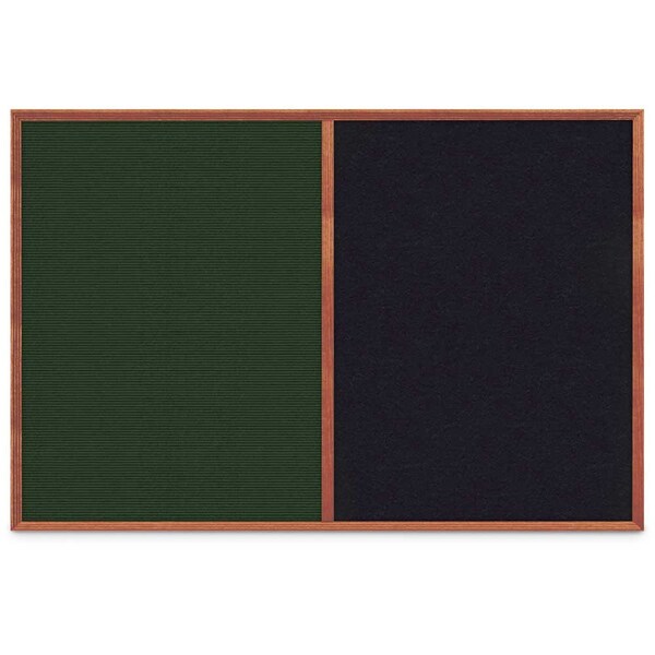 Slim Style Indoor Enclosed Corkboard, 30